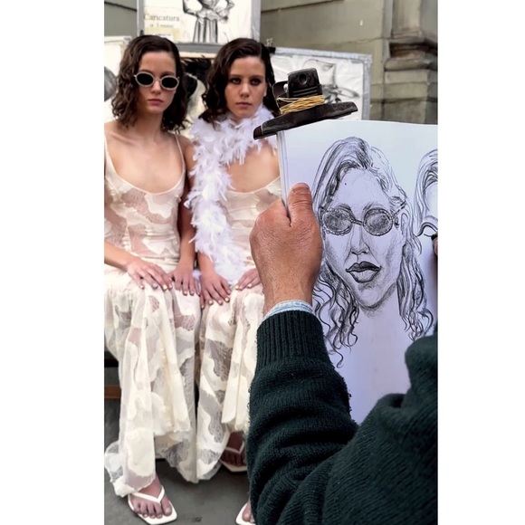 Zara LONG SLIP DRESS - Picture 14 of 16